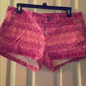 Pink Printed Shorts